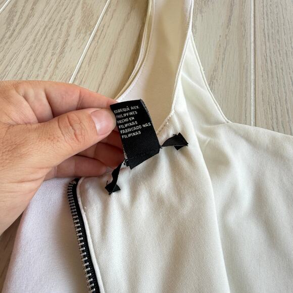 Forever 21 Women’s Small White Sleeveless Midi Bodycon Dress - Picture 6 of 8